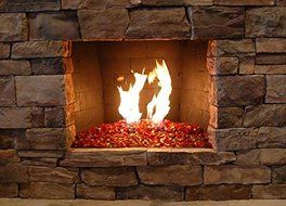 Root Beer Firepit Glass Medium 10 Lb Bag N4