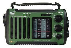 Kaito Voyager Solo KA450 Solar/Dynamo AM/FM//SW &amp; NOAA Weather Emergency Radio with Alert &amp; Cell Phone Charger...