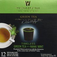 Wissotzky Tea Spiced Citrus Nana Mint Herbal Single Serve Cups for Keurig K Cups, 12 Count N36