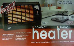 Comfort Zone CZ330 Radiant Shop Heater