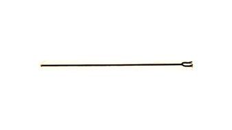 Solid Iron Fire starter Poker, Black Powder Coat Finish 46.25Inches, Handcrafted