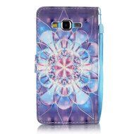 Samsung Galaxy Grand Prime Case,Yaheeda [3D Colored Drawing] [Flip Fit] Premium PU Leather Card-Slots Cash-Slots... N51