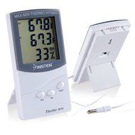 Insten LCD Large Screen Digital Indoor Outdoor Centigrade to Fahrenheit Thermometer Hygrometer Meter with Dual... N3