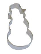 R&amp;M Snowman w/ Top Hat 4" Cookie Cutter in Durable, Economical, Tinplated Steel