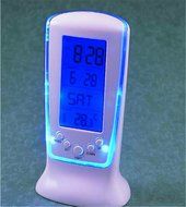 Surborder Shop Digital Alarm Clock Battery Operated with Large Display, Snooze - Travel Alarm Clock and Home Alarm...