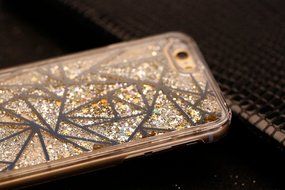 iPhone 6 Case, iPhone 6S Case,PHEZEN Christmas Tree Santa Claus Design Cool Quicksand Moving Stars Bling Glitter... N5