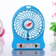 USB Mini Fan, Gongtian TM Portable 4 Inch USB Fan Powered by Rechargeable Battery with 3-Level Speed for Outdoor... N15