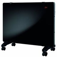 Aura DGFP15120B Glass Flat Panel Radiant Convection Heater with Remote Control, 750/1500-Watt N3