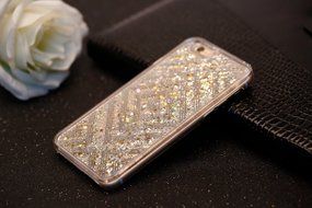 iPhone 6 Case, iPhone 6S Case,PHEZEN Christmas Tree Santa Claus Design Cool Quicksand Moving Stars Bling Glitter... N8