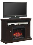 ClassicFlame 23MM378-E451 Cannes TV Stand for TVs up to 50", Espresso (Electric Fireplace Insert sold separately) N2