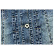 Spritech(TM) Women's Korean Style Long Sleeve Denim Shirt Jacket XL N4