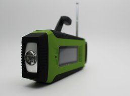 ONENESS Emergency Survival Solar Hand Crank Multi- Purpose Digital Radio AM/FM/ NOAA + Flashlight+Cellphone Charger... N3