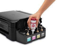 Epson Expression ET-2500 EcoTank Wireless Color All-in-One Supertank Printer with Ink Bundle N5