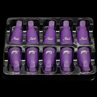 EVTECH(TM) 10 Pcs Nail Remover Wrap Tool Plastic Acrylic Nail Art Soak Off Clip Cover Polish UV Gel Remover Fingel... N5