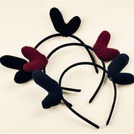Yaheeda Women Hair Band Headwear,Cute Fawn Cat Ox Ear Shape Solid Headband for Women and Girls N3