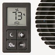 Electric Fan Wall Mounted Heater Thermostat Indoor Warm 1600 Watt 5459 BTU 275 SQ FT NEW N4