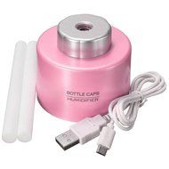 RoseBlue by Risa Mini Portable Bottle Cap Air Humidifier with USB Cable for Office Home N4