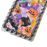 Halloween Theme Phone Case for HTC Desire 626,Yaheeda 3D Handmade Rivets Pumpkin Demon Cartoon Design Clear Cellphone... N5