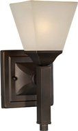 Forte Lighting 2284-01-32 Wall Sconce with Shaded Umber Glass Shades, Antique Bronze by Forte Lighting