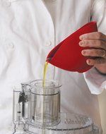 iSi Basics FlexibleSilicone Mixing Bowls, Set of 3, 1 QT, 1.5 QT, 2 QT, Red N3