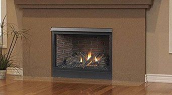 Majestic Patriot 36CFDVNVSL 36" Rear/Top Convertible Direct Vent Natural Gas Fireplace with Clean Face Design...
