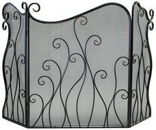 Cyan Lighting 02558 Evalie - 31" Fire Screen, Bronze Finish