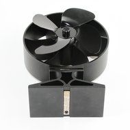 Neat834 Heat Powered Stove Fan, 4 Blades Round Wood Burning Stove Fan, High Airflow &amp; Silent Performance, Save... N11