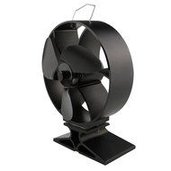 Neat834 Heat Powered Stove Fan, 4 Blades Round Wood Burning Stove Fan, High Airflow &amp; Silent Performance, Save... N12