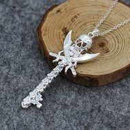 Newfashioned Unisex Cool Silver Pirate Skull Key Pendant Jewelry Hot Sale N4