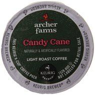 18 K-Cup Archer Farms Keurig Coffee Candy Cane, Light Roast, Pack of 1 N3