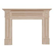 Pearl Mantels 140-56 Classique Unfinished Fireplace Mantel, Interior Opening 56-Inch Wide by 42-Inch High N6