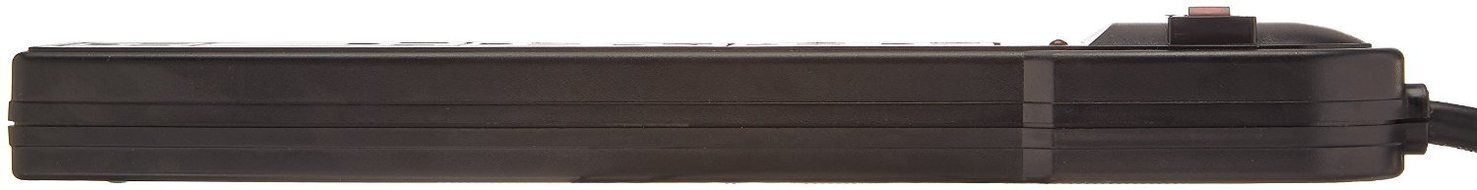 AmazonBasics 6-Outlet Surge Protector Power Strip 2-Pack, 200 Joule N2
