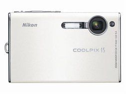 Nikon Coolpix S5 6MP Digital Camera with 3x Optical Zoom (White)