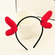 Yaheeda Women Hair Band Headwear,Cute Fawn Cat Ox Ear Shape Solid Headband for Women and Girls N4