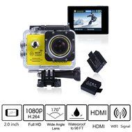 Sport Camera, Canany Wifi Action Camera 1080P HD 12MP 2.0Inch Bundle With 2 Batteries and FREE Accessories Kits... N8