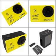 Sport Camera, Canany Wifi Action Camera 1080P HD 12MP 2.0Inch Bundle With 2 Batteries and FREE Accessories Kits... N9