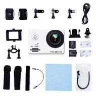 TEC.BEAN EX5000 2.0inch 14MP WIFI Waterproof Action Camera Kit with Accessories (17 Items) - White