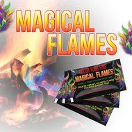 Magical Flames Vibrant &amp; Colorful Flames for Wood Burning Fires (25 Pack) N22