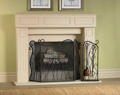 Cyan Lighting 02558 Evalie - 31" Fire Screen, Bronze Finish N2