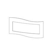 Boulevard DV Linear Fireplace w/ Black Tide water front, LP N2