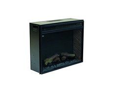 Signature Design by Ashley W100-21 Entertainment Accessories Collection Fireplace Insert, Black N2