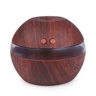 USB Diffuser Sunsbell 300ml Cool Mist Humidifier Ultrasonic Aroma Essential Oil Diffuser with LED Blue Light (... N4