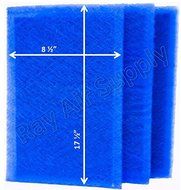 Dynamic Air Cleaner Replacement Filter Pads 10x20 Refills (3 Pack) N2