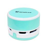 FTXJ Creative New Cute Mini Corner Desk Table Dust Vacuum Cleaner Sweeper (black) N4