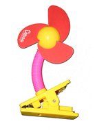 Baby Stroller/ Crib/ Table Clip-On Fan - Colorful and Fun with Safe Foam Blade for All Ages &amp; Events by "BubuBibi... N2