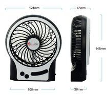 E-joy&reg; Mini USB Powered Flexible Gooseneck Fan LED Cooling Flashing USB Temperature Fan for PC Laptop Notebook... N72
