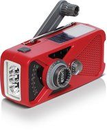 American Red Cross FRX2 Hand Turbine AM/FM Weather Radio with Smartphone Charger - Red (ARCFRX2WXR) N2
