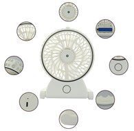 Welltop Table Fans Portable Desktop Humidifier Fan Handheld Fans Rechargeable Cooling Misting Fan Personal Cooling... N11