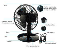 E-joy&reg; Mini USB Powered Flexible Gooseneck Fan LED Cooling Flashing USB Temperature Fan for PC Laptop Notebook... N73
