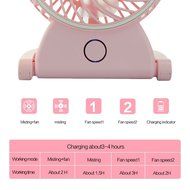 Welltop Table Fans Portable Desktop Humidifier Fan Handheld Fans Rechargeable Cooling Misting Fan Personal Cooling... N15